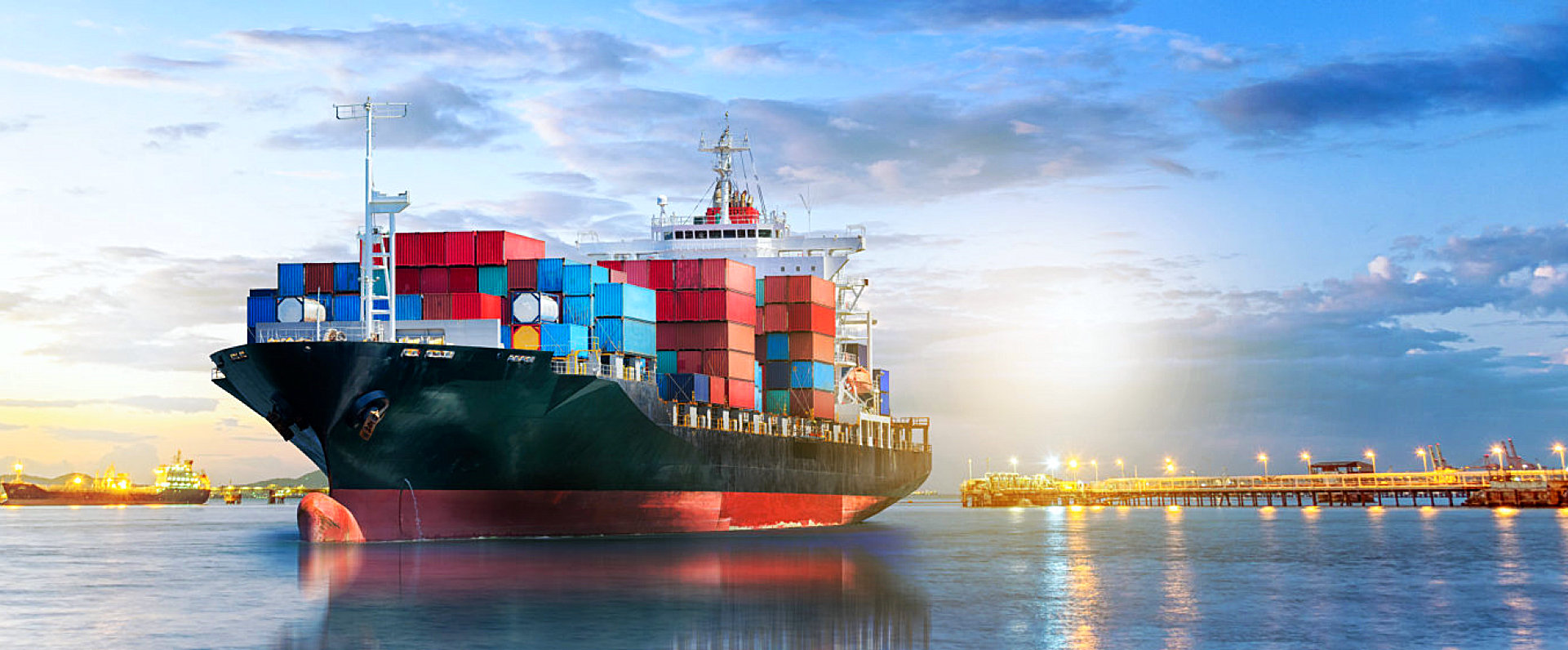 ship on the move